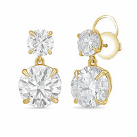 Diana M Jewels - Women's Round Lab-Grown Diamond Stud Earrings (8.00 Ct TCW) - Elegant Plus