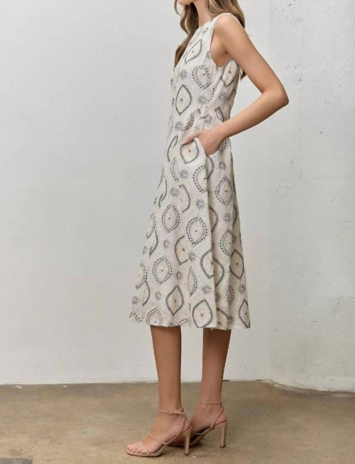 Polagram - Women's A-line Midi Dress