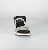 DIBA True Women's Sky High Sandals in pewter black - women's sandal - view 5