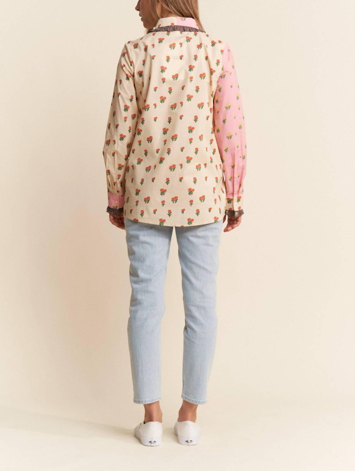J.Nna - Annie Printed Button-Up Top