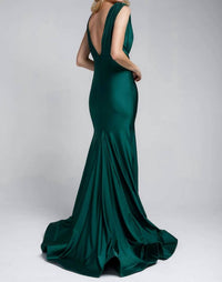 Amelia Couture - Sleeveless Bodycon Stretchy Bridesmaids Dress