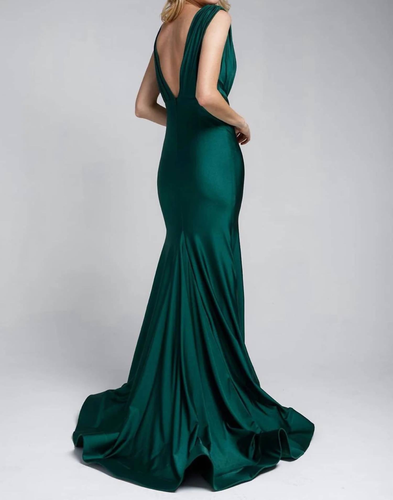Amelia Couture - Sleeveless Bodycon Stretchy Bridesmaids Dress