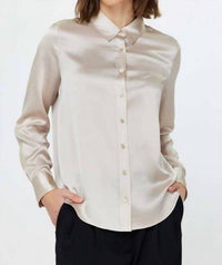 Current Air - Button Down Long Sleeve Blouse