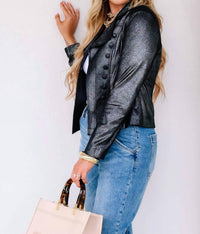 Insight - Liquid Sparkle Metallic Vegan Jacket