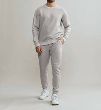 RHONE Heritage Crewneck Sweatshirt in gray - men's shirt