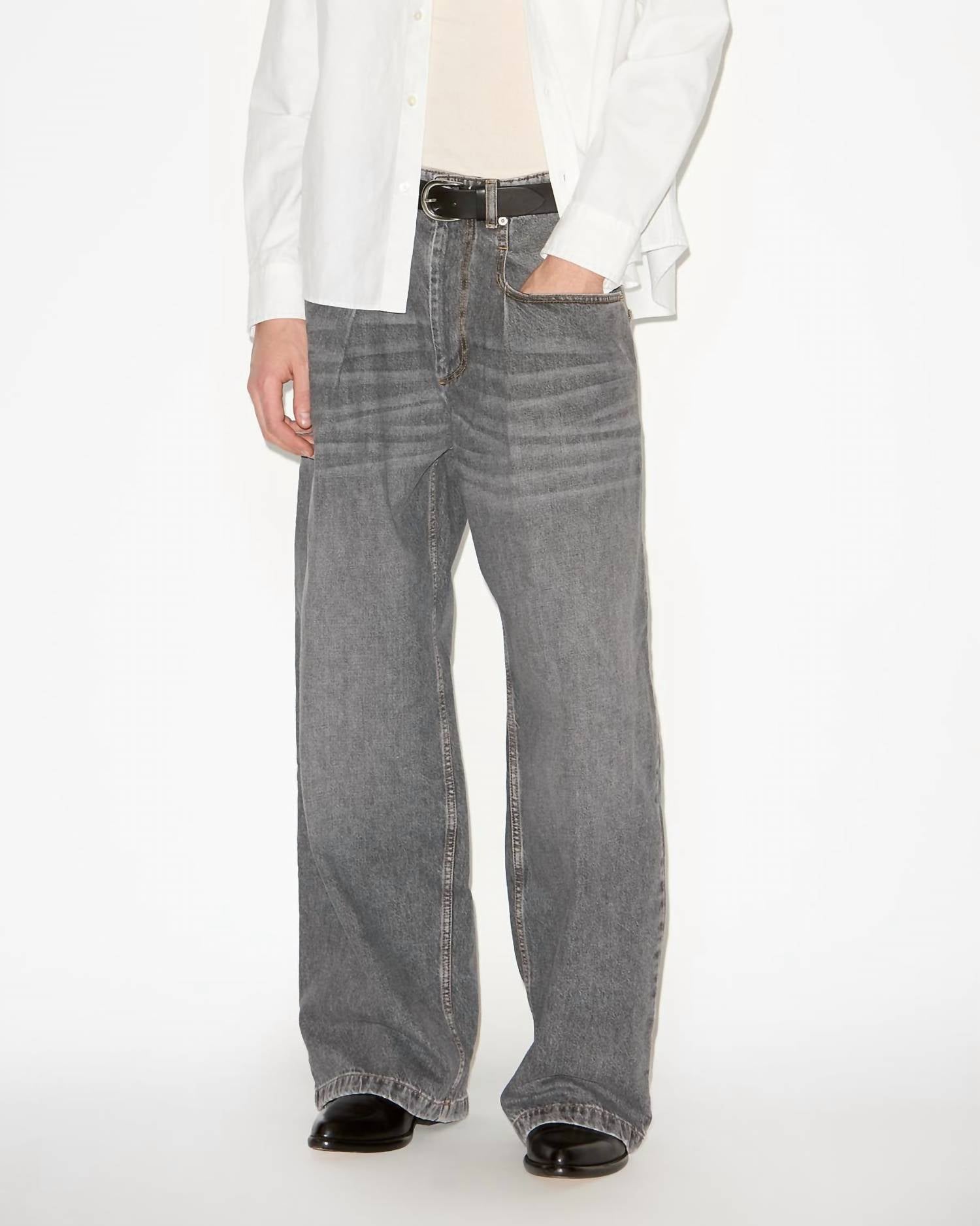 Isabel Marant - Janael High Rise Loose Fit Jeans