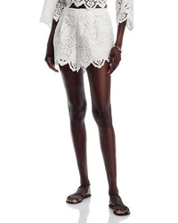 Cara Cara - Trish Embroidered Eyelet Shorts