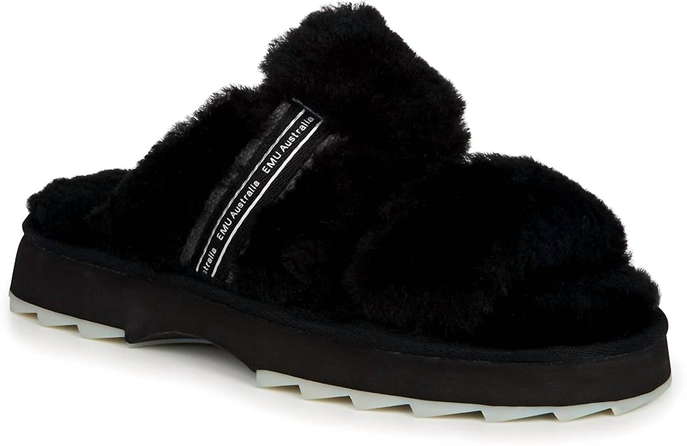 EMU Australia Women's Wobbegong Sandals in black noir - women's sandal