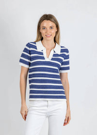 Leo & Ugo - Luna Lurex Stripe Sweater