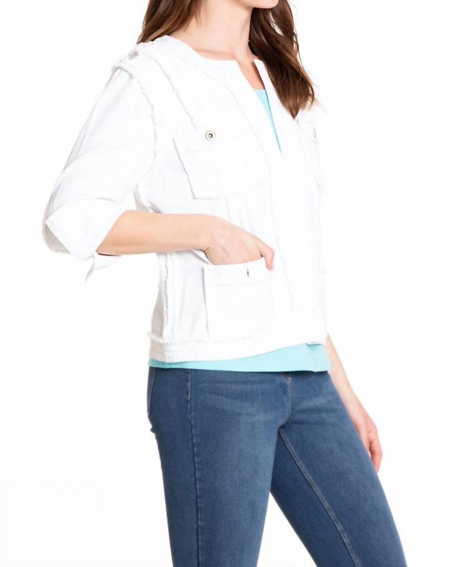 Fringe Trim Jacket