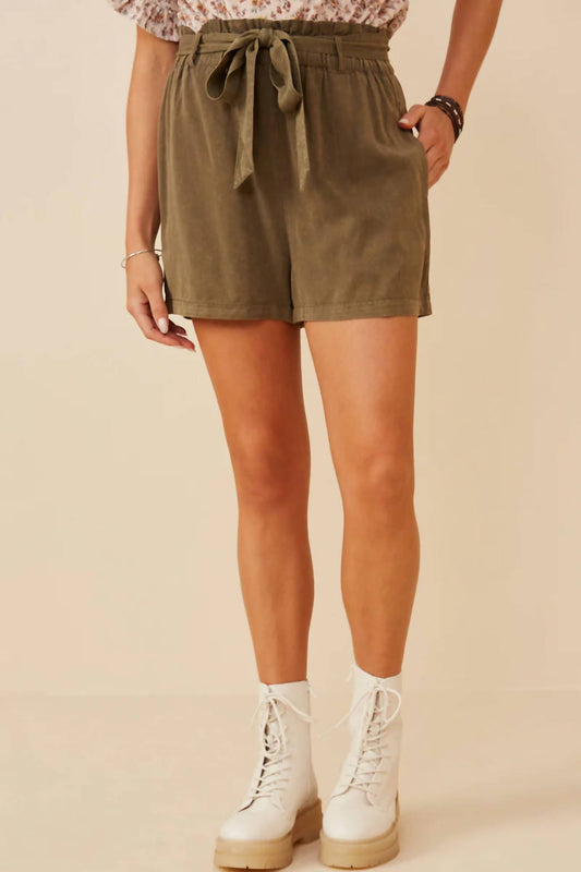 Hayden La - Tencel Paperbag Shorts