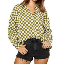 Pretty Garbage - Fiorella Checkered Blouse