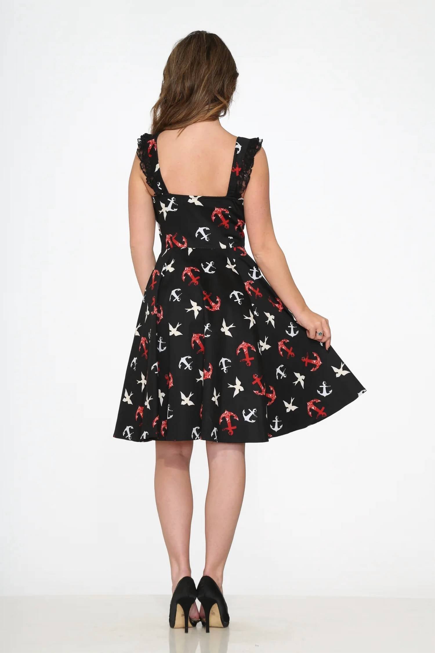 Orchid Bloom - Swallow Swing Dress