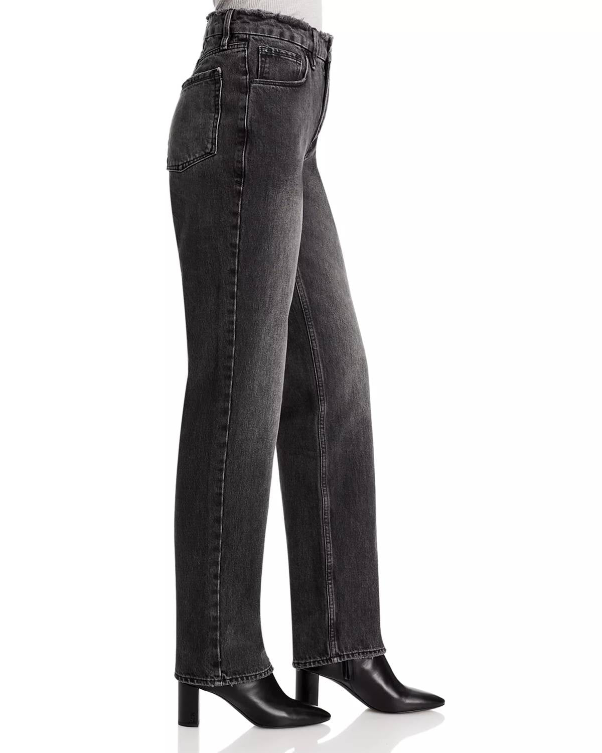 Good American - Icon Straight Fit High Rise Jeans