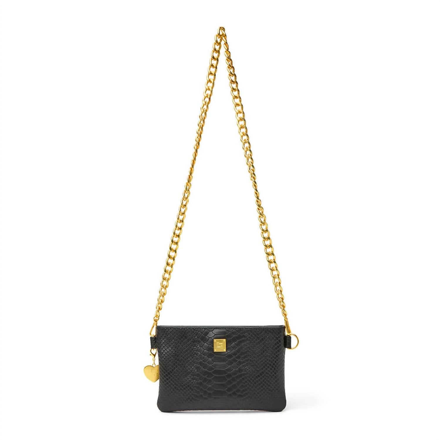 THINK ROYLN Women's Fame Bag in black pytho - women's bag - view 7