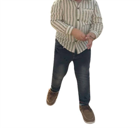 Me & Henry - Boys Atwood Woven Button Down Shirt