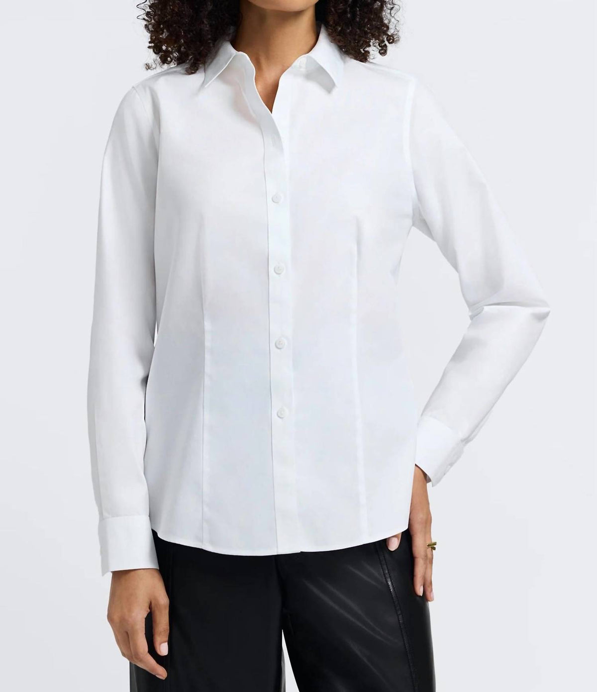 Foxcroft - Dianna No Iron Long Sleeve Top