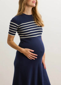 Hatch - Kaitlyn Cotton Rib Midi Dress - Maternity