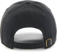 ’47 Men's Boston Bruins Miata Clean Up Adjustable Cap in black - men's hat - detail view