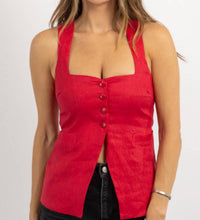 Olivaceous - Hailee Linen Top