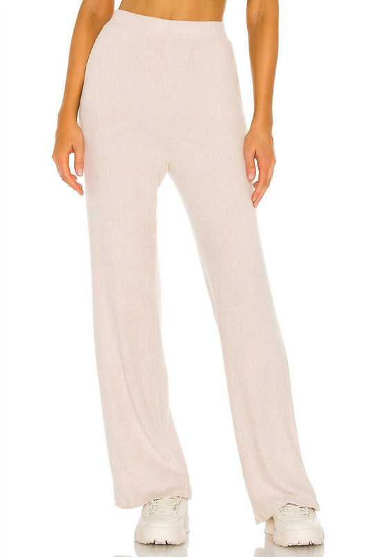 Lblc The Label - Erin Wide Leg Ribbed Cozy Pant