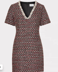 Milly - Nyla Tweed Crystal Dress