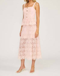 Lucy Paris - Rosalie Peplum Lace Dress