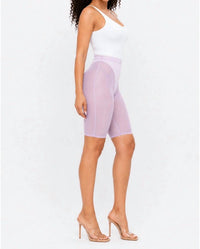 Jnk - On One Stretch Mesh Biker Shorts with Sheer