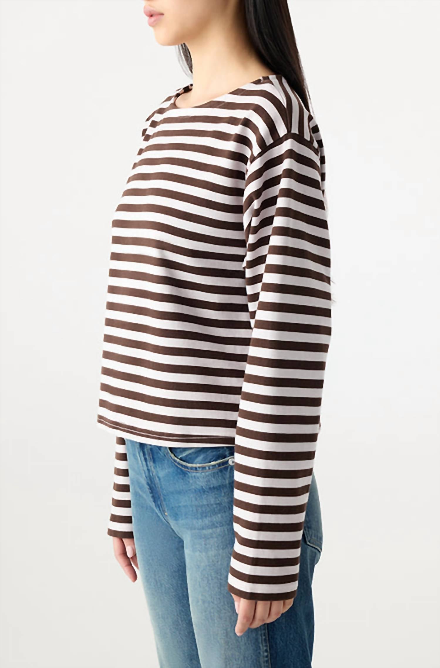 Amo - Hepburn Striped Top