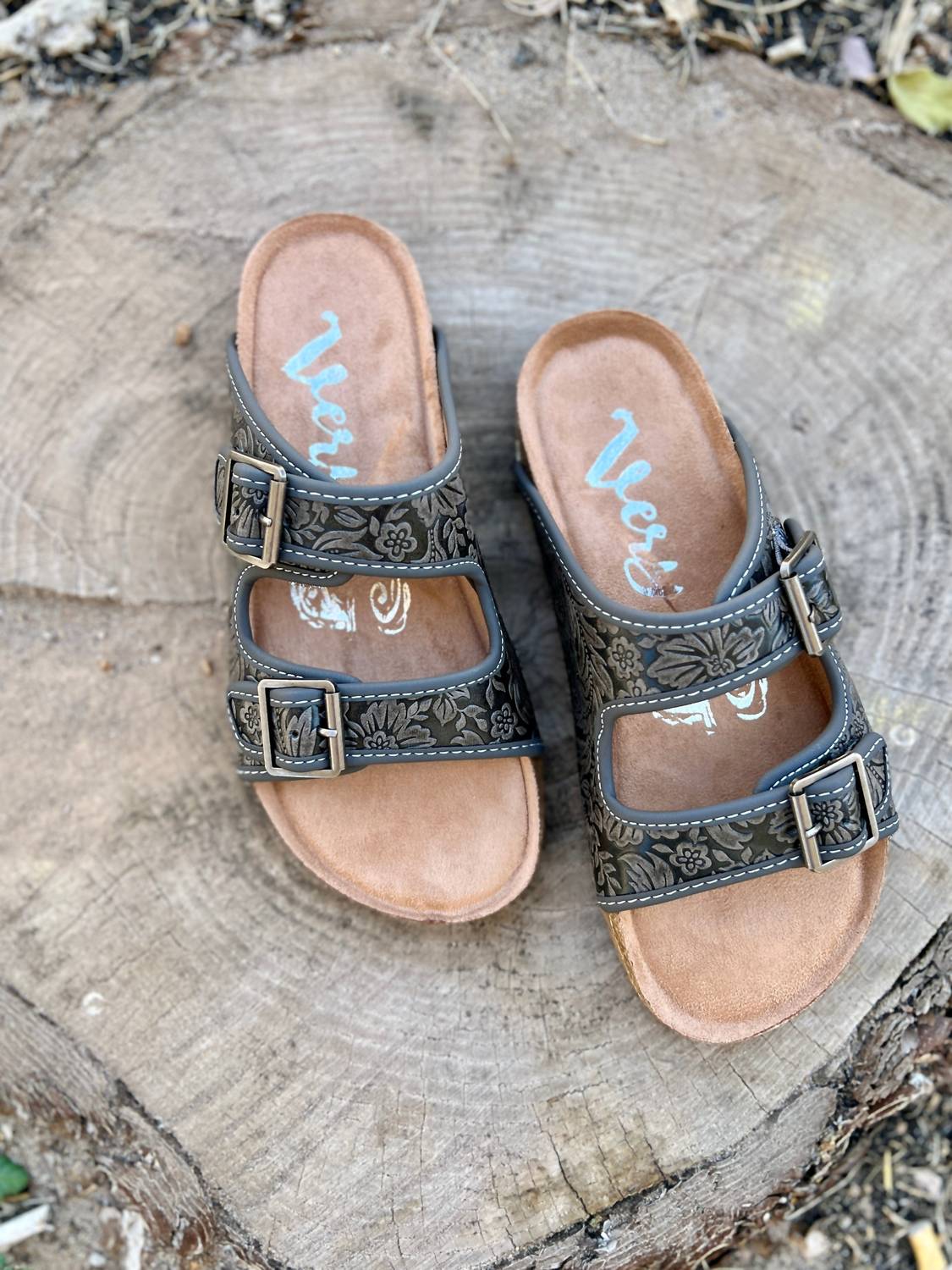 Very G Women's Berry Comfort Sandals in grey - women's sandal