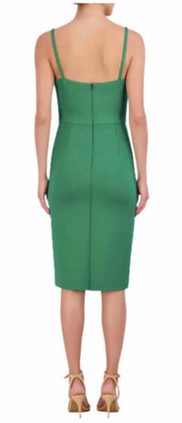 Eliza J - Center Rosette Scuba Cocktail Dress