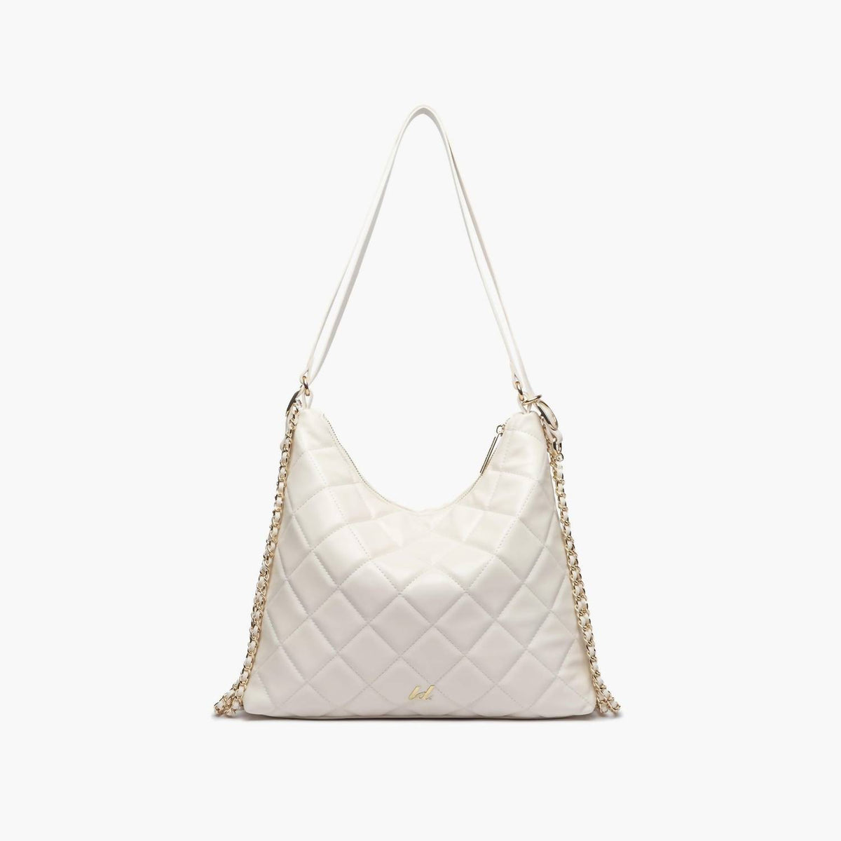 Like Dreams - Women's Quilted Vegan Leather Convertible Shoulder Bag