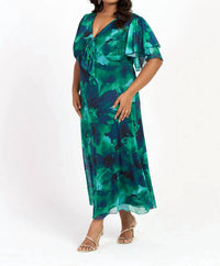 Fashion Szn Curve - Flutter Sleeve Dress - Plus