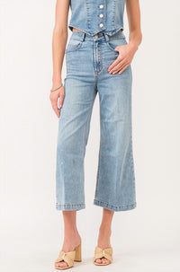 Dear John Denim - Aubrey Super Soft Wide Leg Cropped Jean