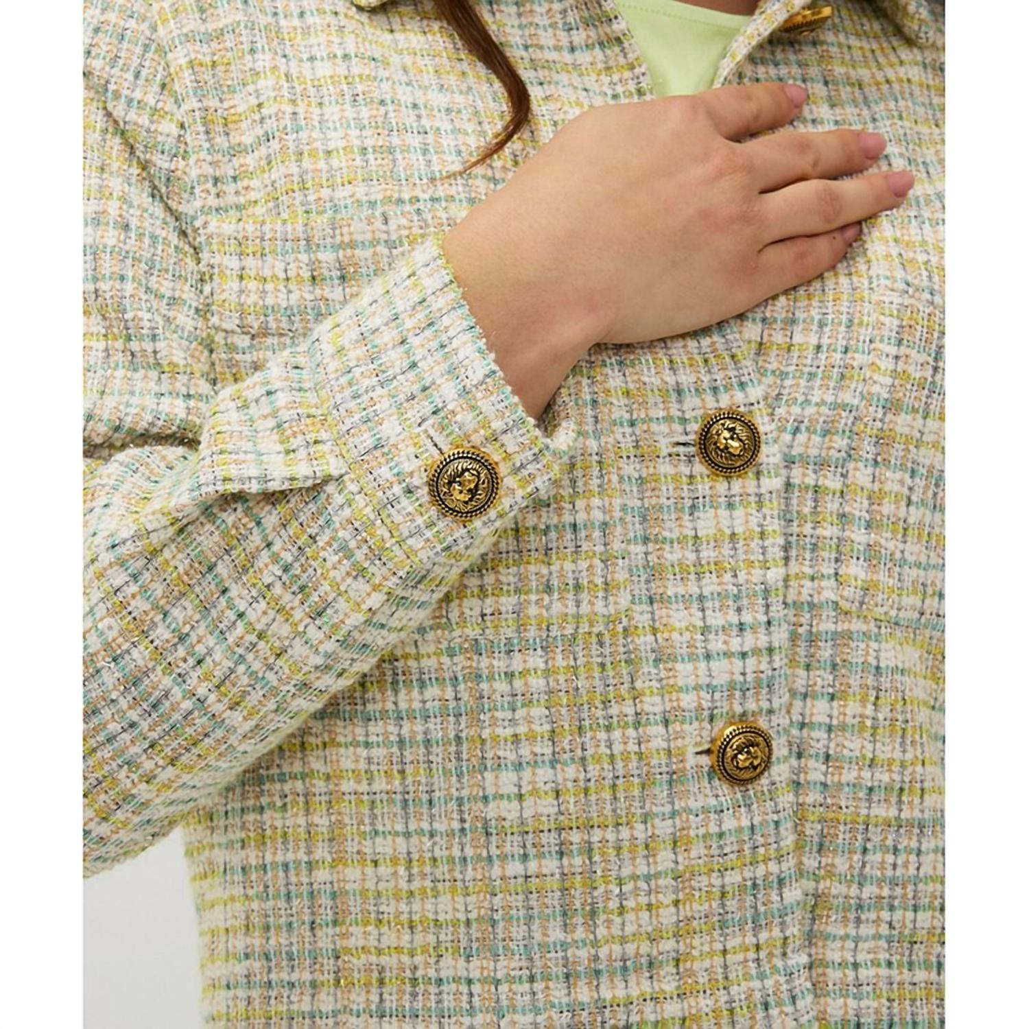 Esqualo - Tweed Button Jacket