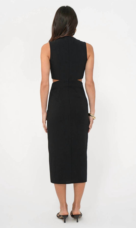 Greylin - Ednis Side Cut Out Midi Dress
