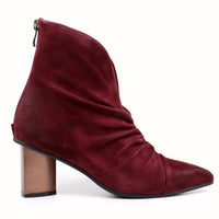 Hetty Suede Heel Boots
