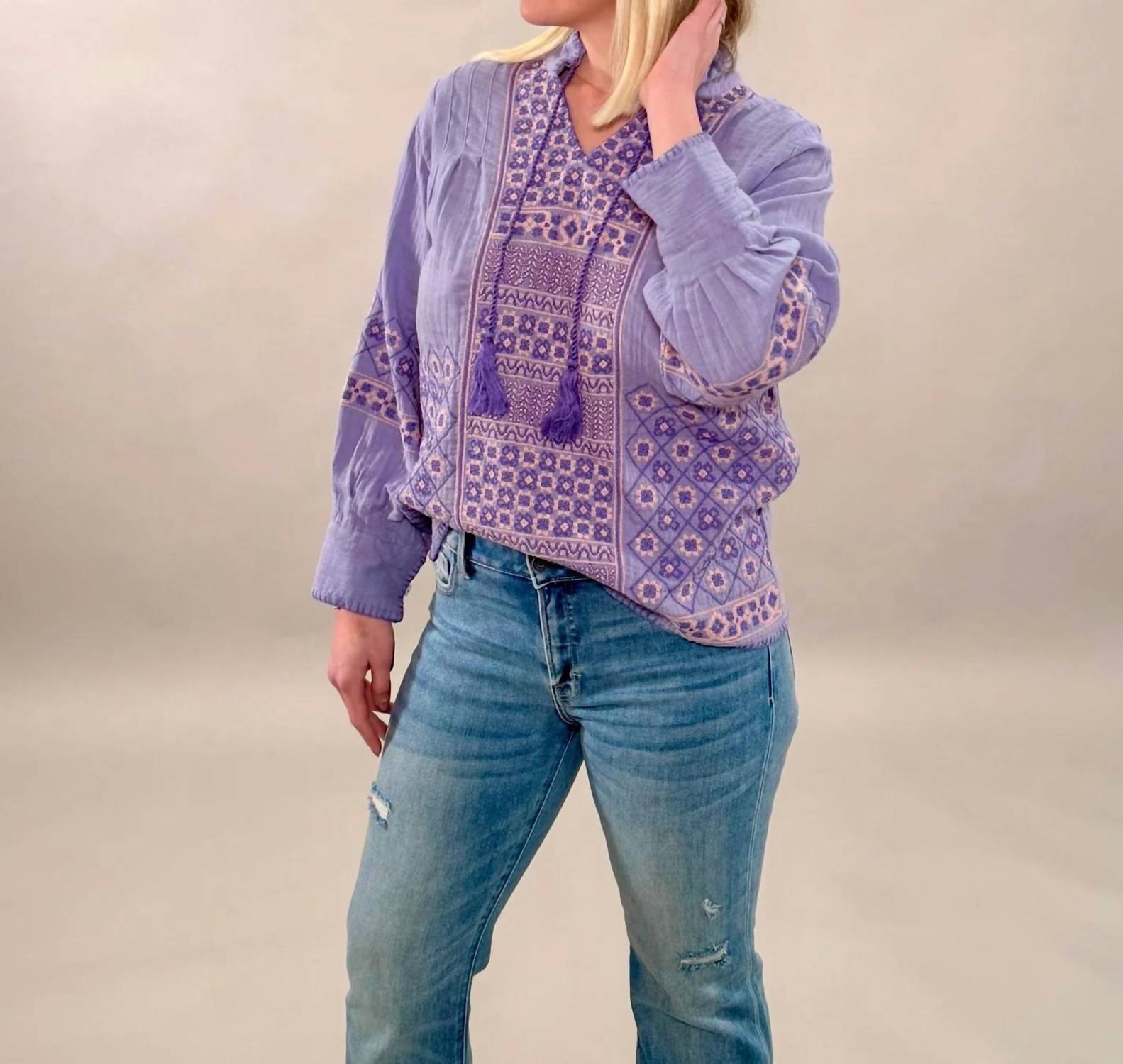 Ivy Jane - Artisan Crewneck Blouse