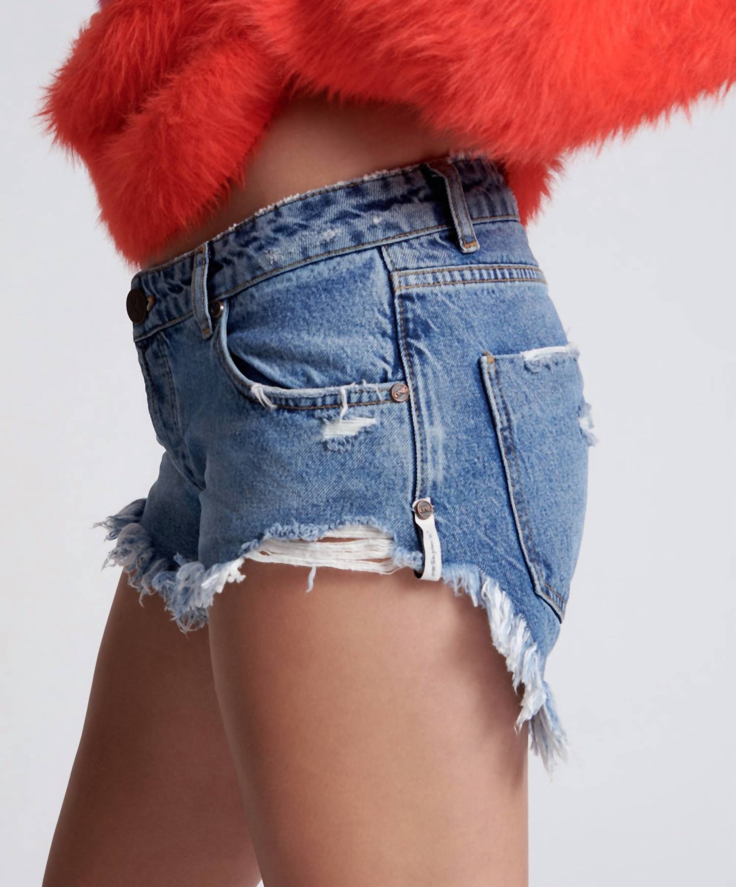 One Teaspoon - Rosewood Bonita Low Waist Denim Short