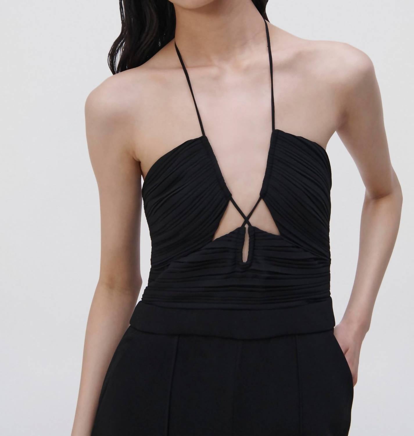 Simkhai - Gala Plisse Cut Out Jumpsuit