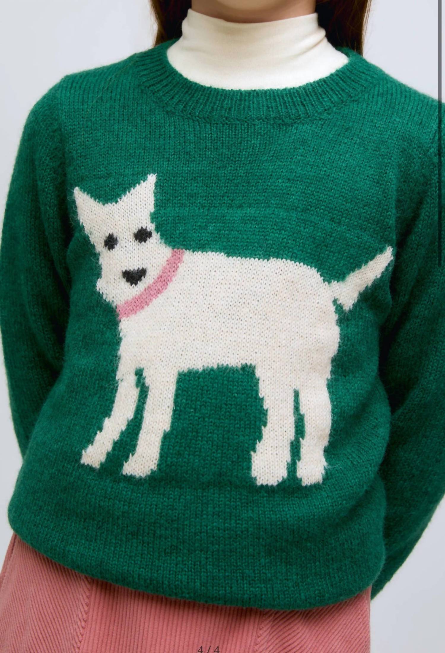 Compania Fantastica Dog Sweater in green - women's sweater