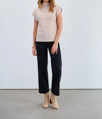 Fdj - Orianna Ottoman Cap Sleeve Sweater