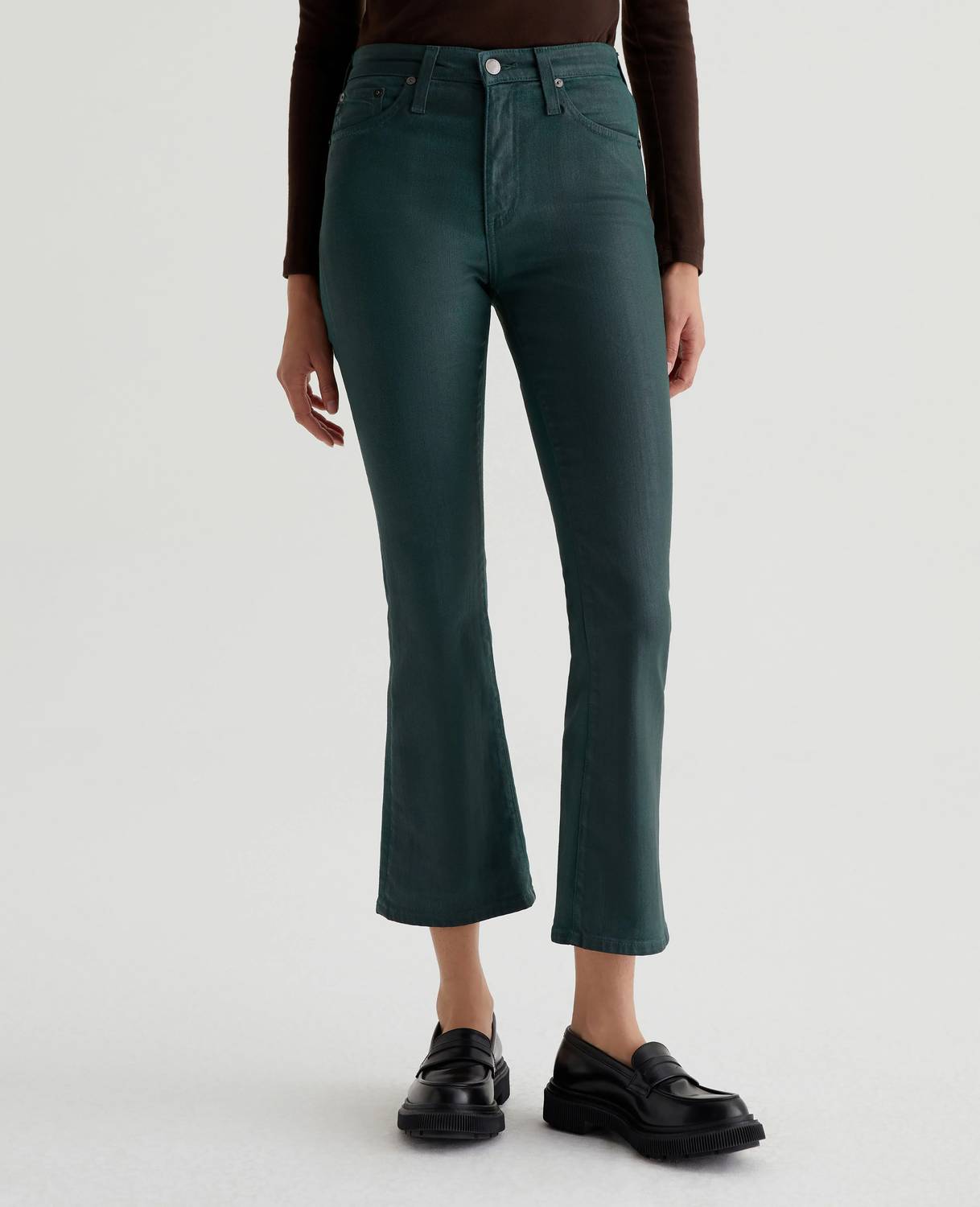 Ag Jeans - Farrah Crop Mid-rise Boot Jeans