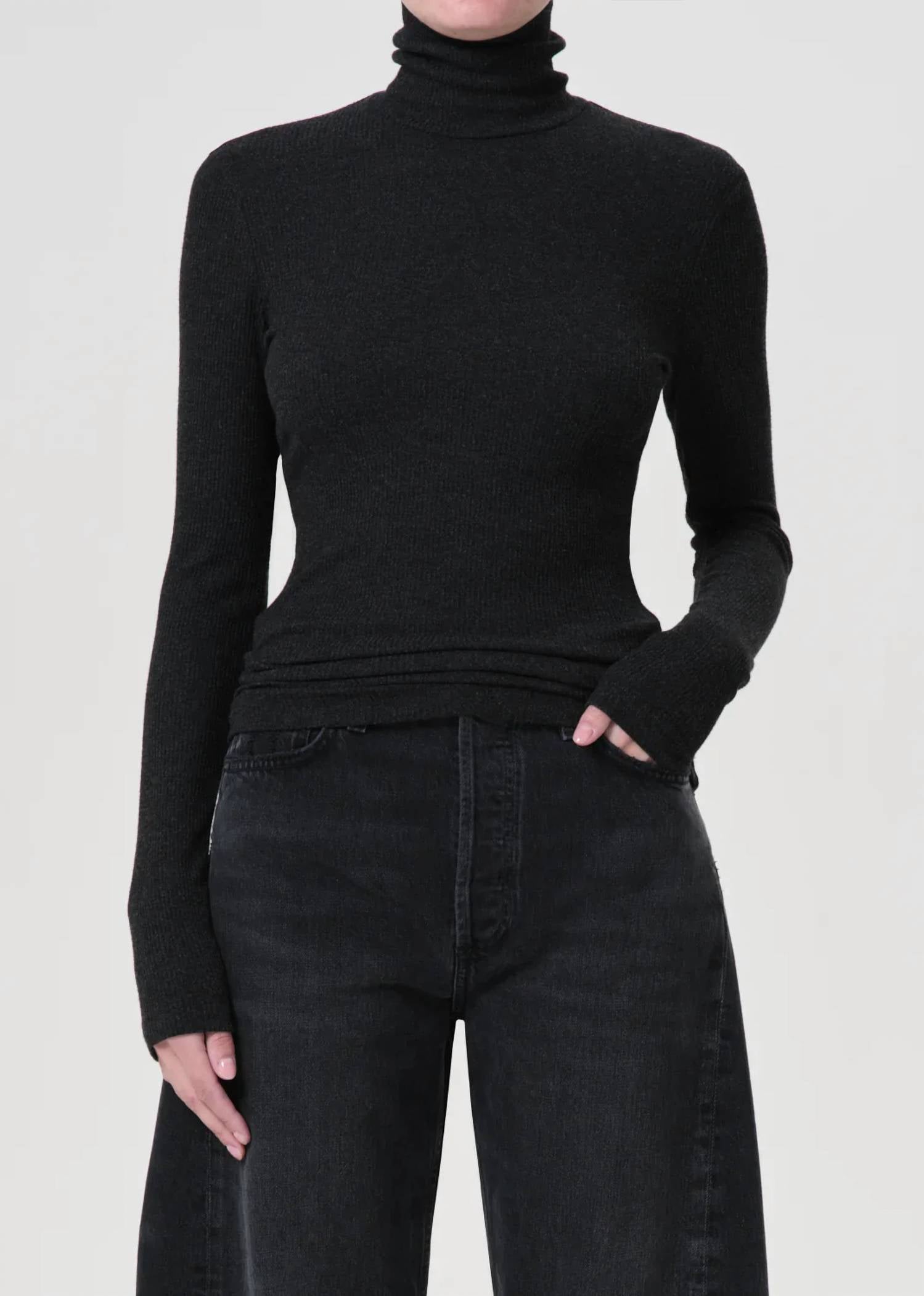 Agolde - Women's Pascale Turtleneck Sweater