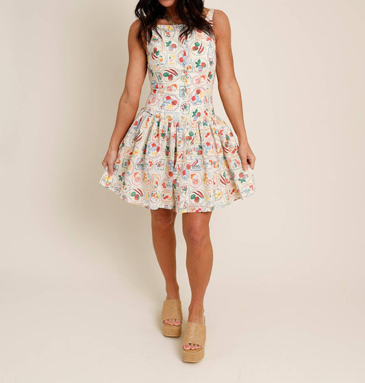 En Saison - Drop-waist Mini Dress