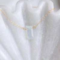 Mesa Blue - Women's Rectangle Opalite Necklace
