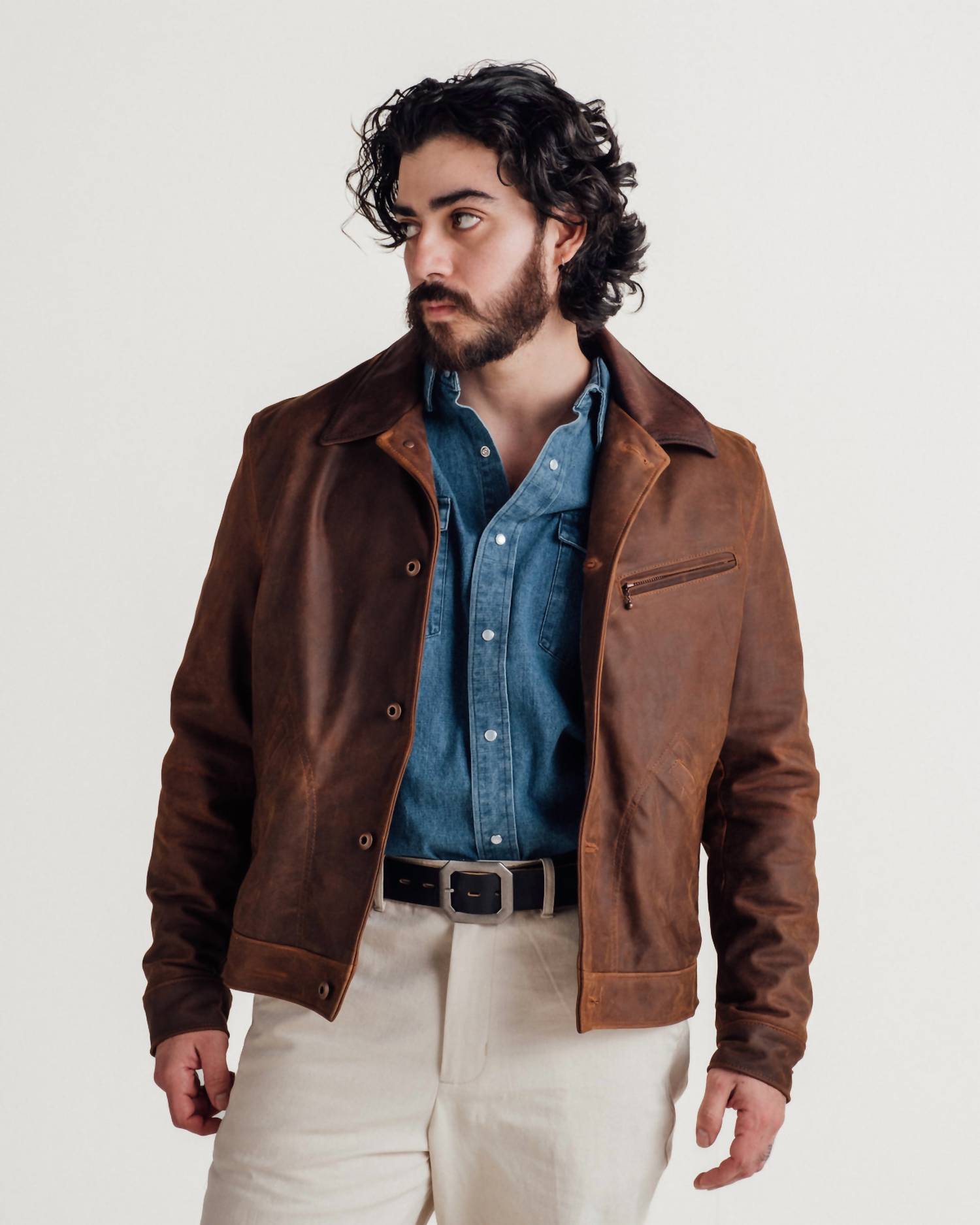 Schott N.Y.C. - Nubuck Cowhide Rancher Jacket