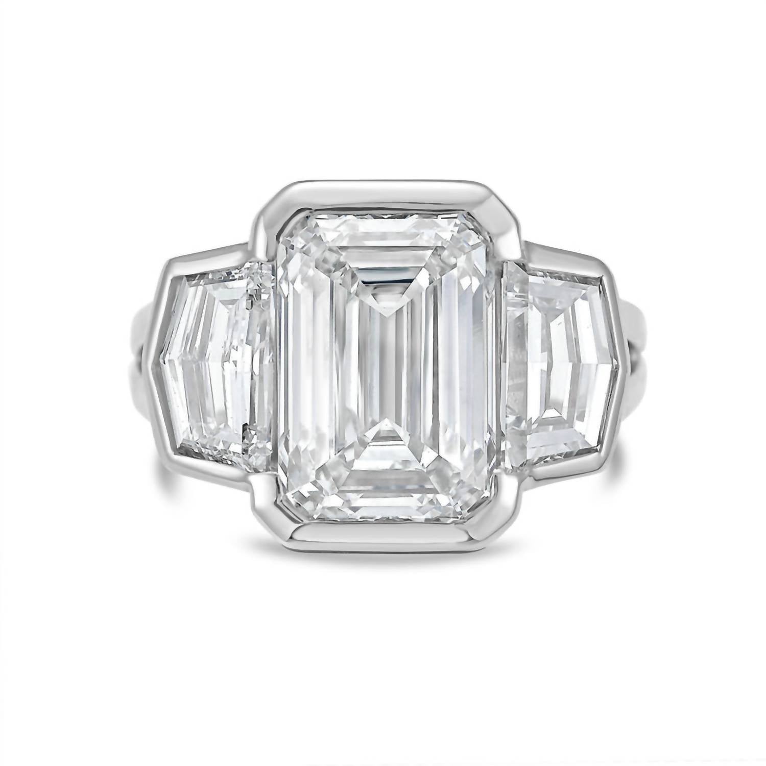 Diana M Jewels - Women's Emerald & Cadilac Lab-Grown Diamond Jewelry (5.00 Ct) - Statement