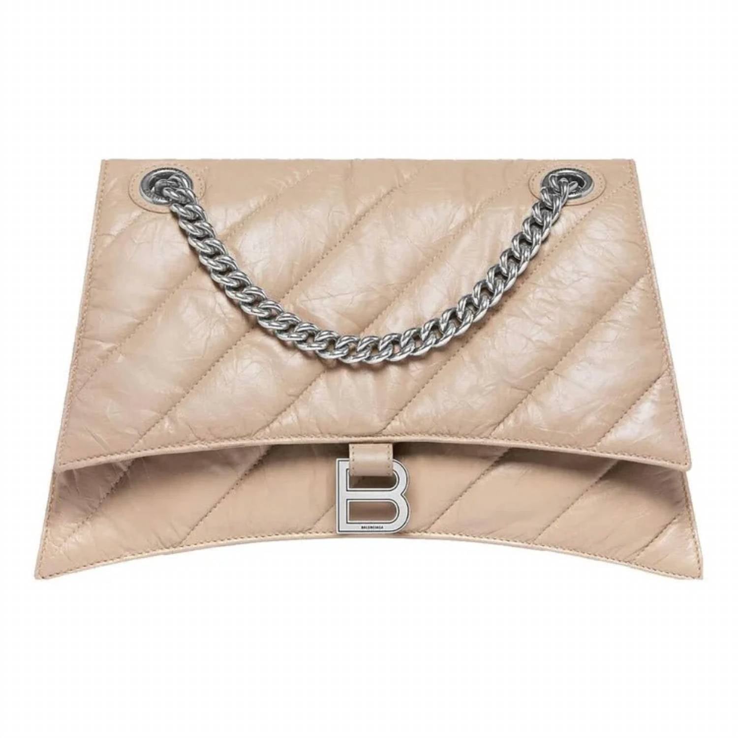 Balenciaga - Women's Quilted Crush Chain Bag
