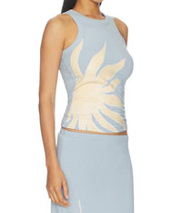 Never Fully Dressed - Sol Ribbed Tank Top
